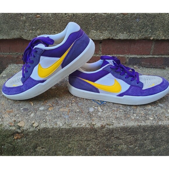 Nike SB Force 58 Yellow Purple Amarillo White DV5477-500 - Picture 5 of 11